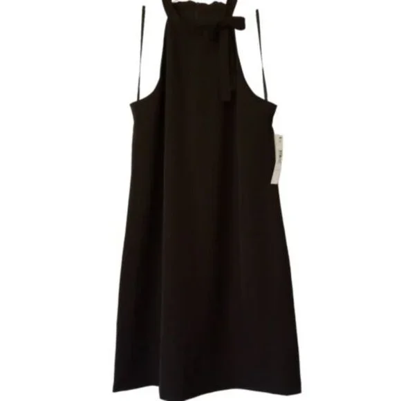 black and gold halter prom dress Open-Back Long Halter Prom Dress with Sash